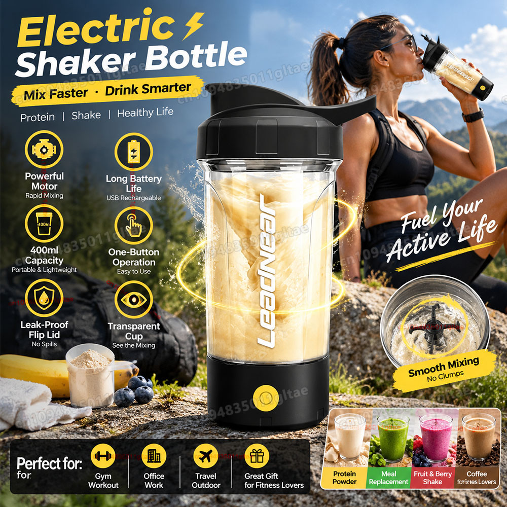Protein Bar - Elektryczny kubek do blendera, przenośny kubek