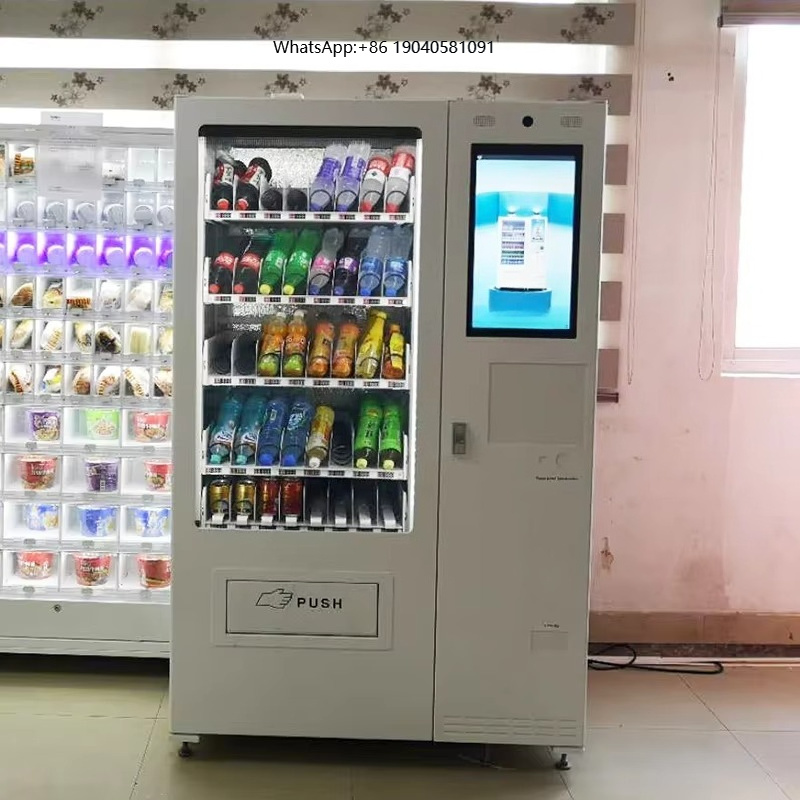 Food Snacks Drinks - Automat sprzedający chłodzone produkty spożywcze, napoje