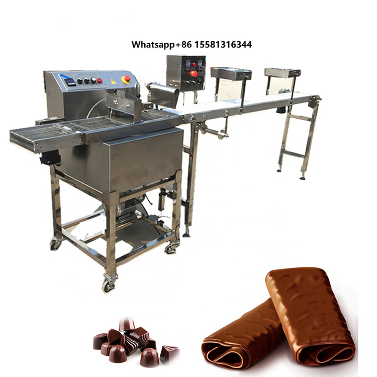 Chocolate Snack - Maszyna do pokrywania pączków czekoladą, maszyna